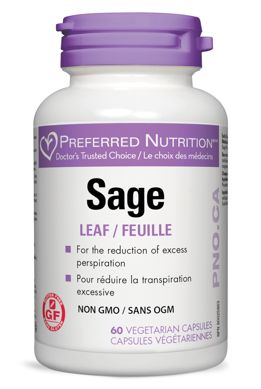 Sage Leaf 60 Vegicaps Simcoe Natural Foods