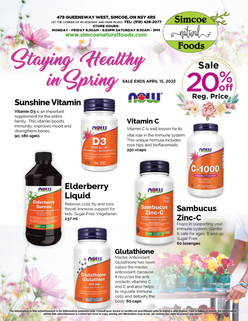 Staying Healthy in Spring NOW Sale
