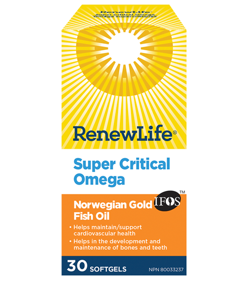 Renew Life® Super Critical Omega Norwegian Gold, Fish Oil and Omega 3's