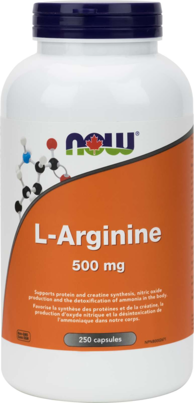 L-Arginine 500mg (Free Form) 250cap