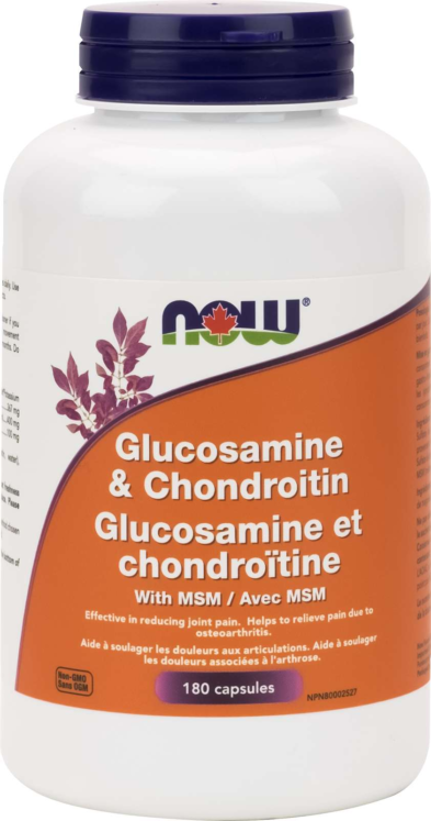 Glucosamine, Chondroitin + MSM (3/day) 180cap