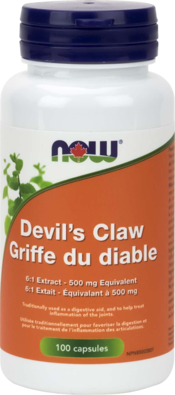 Devil's Claw Root 6:1 500mg 100cap