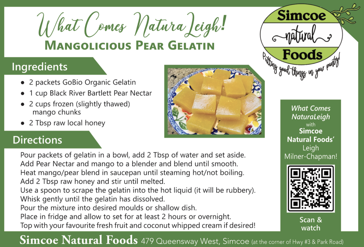 Mangolicious Pear Gelatin