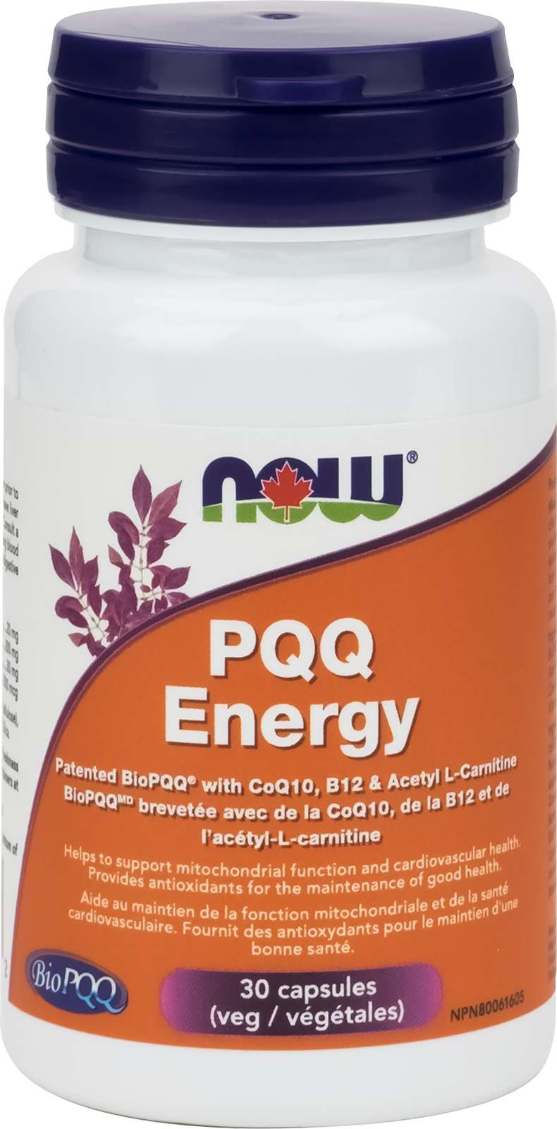 PQQ Energy 20 Mg W/ Cofactors 30vcap Simcoe Natural Foods
